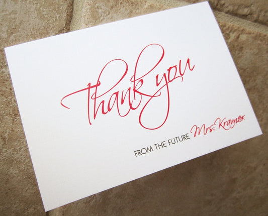 Thank you card