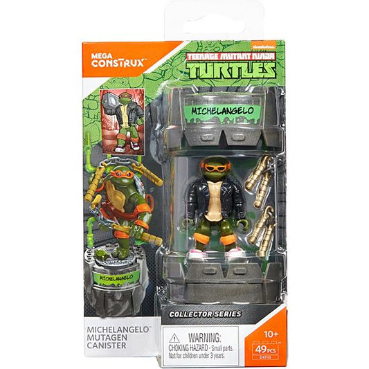 Mega Construx Teenage Mutant Ninja Turtles Classic Series Michelangelo Mutagen Canister